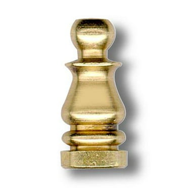 Westinghouse 7013600 Brass Decorative Lamp Finials 6 Count